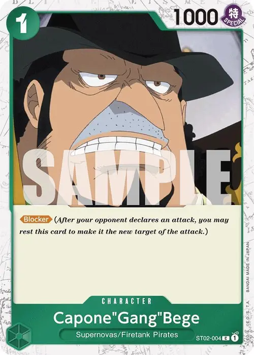 Capone"Gang"Bege (ST02-004) (Jolly Roger Foil) card art