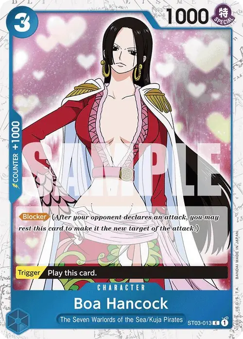 Boa Hancock (ST03-013) (Jolly Roger Foil) card art