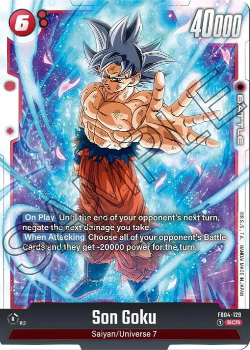Son Goku card art