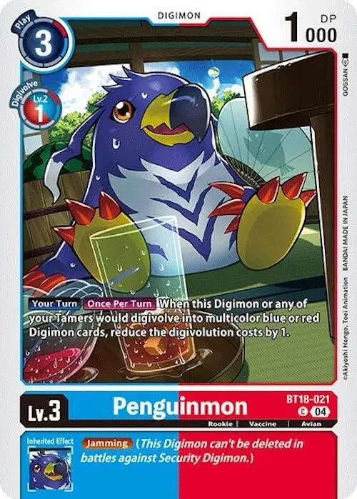 Penguinmon card art