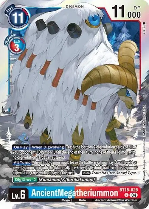 AncientMegatheriummon card art
