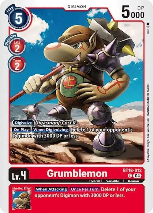 Grumblemon card art