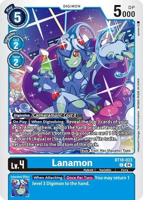 Lanamon card art