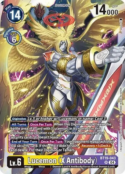 Lucemon (X Antibody) card art
