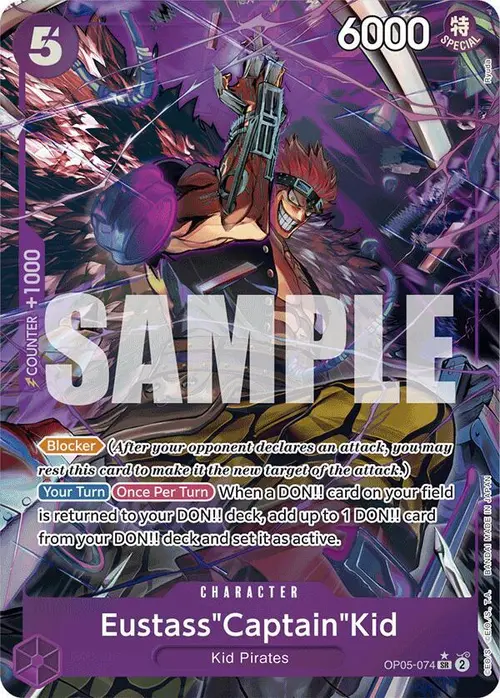 Eustass"Captain"Kid (OP05-074) (Alternate Art) card art