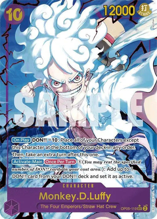 Monkey.D.Luffy (OP05-119) (Alternate Art) card art