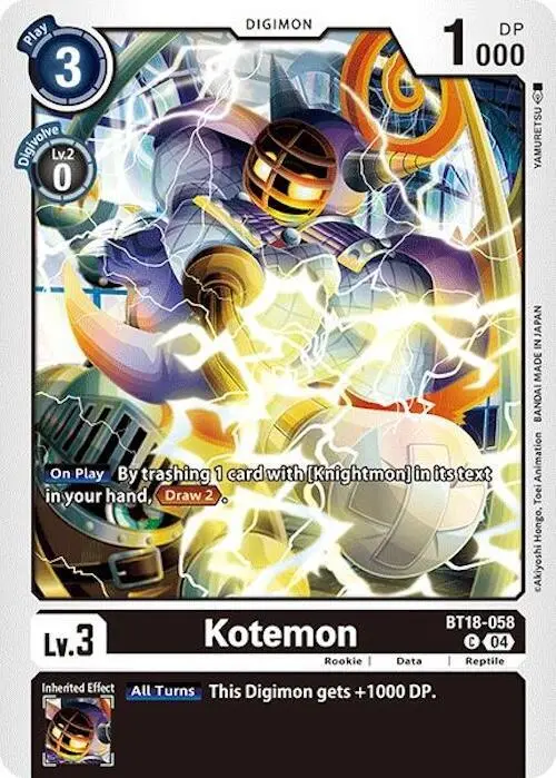 Kotemon card art