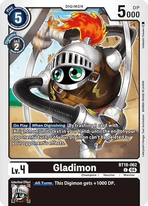 Gladimon card art