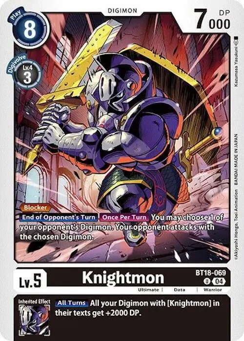 Knightmon card art