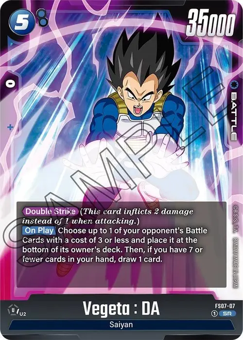 Vegeta : DA card art