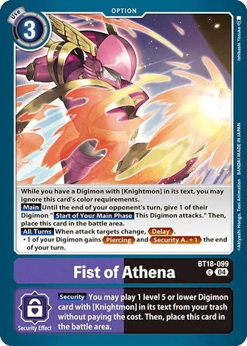Fist of Athena card art