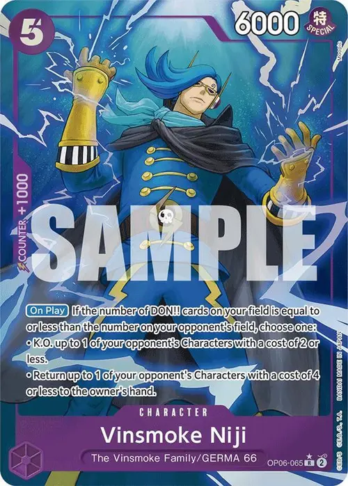 Vinsmoke Niji (OP06-065) (Full Art) card art