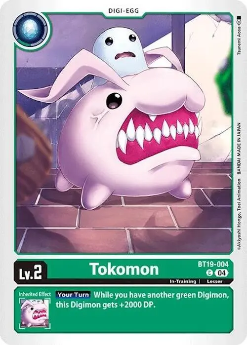 Tokomon card art