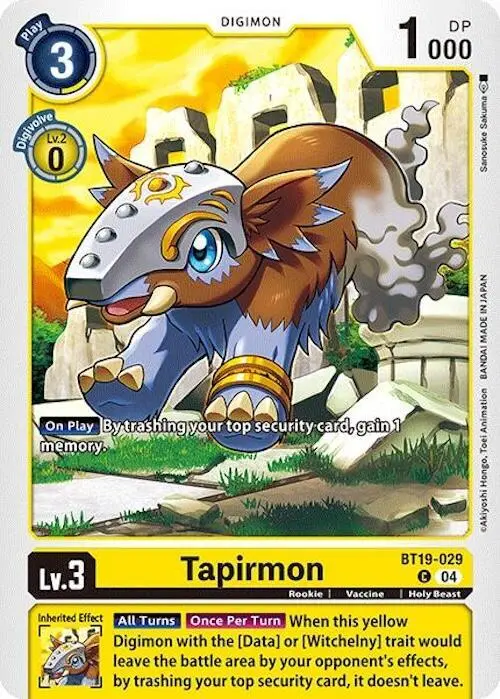 Tapirmon card art