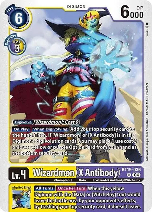 Wizardmon (X Antibody) card art
