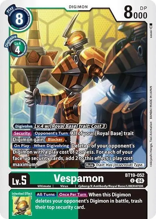 Vespamon card art