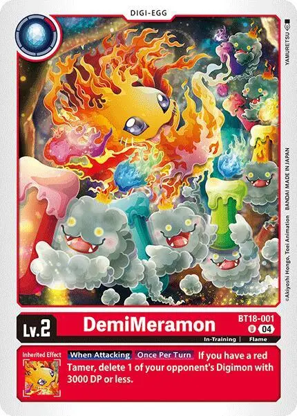 DemiMeramon - BT18-001 card art