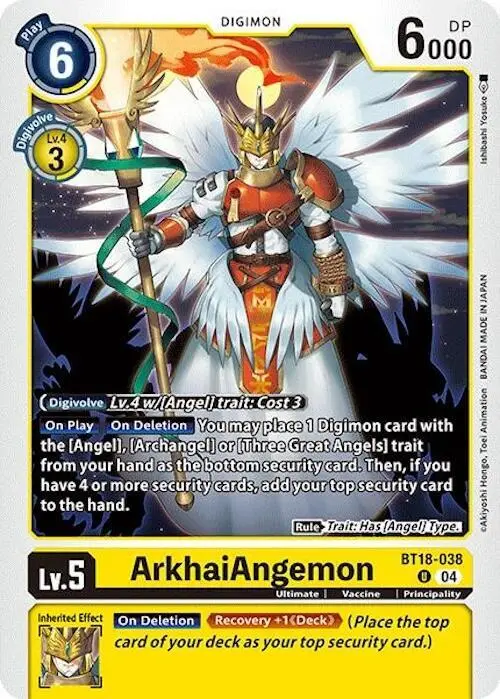 ArkhaiAngemon card art