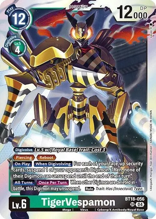 TigerVespamon card art