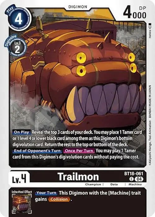 Trailmon card art