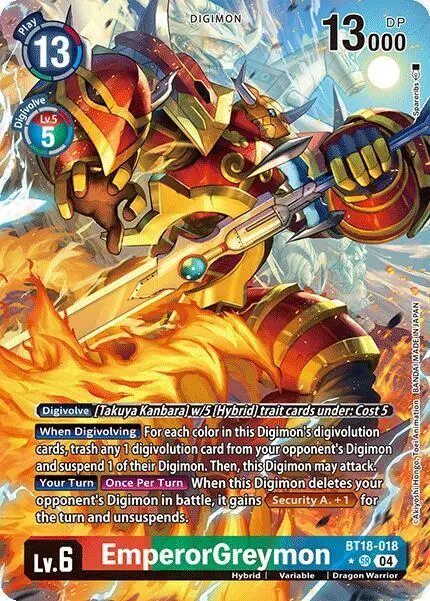 EmperorGreymon (Alternate Art) card art