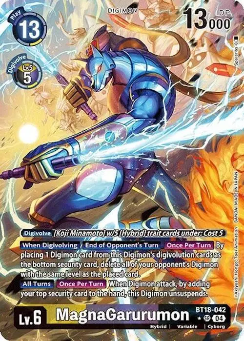 MagnaGarurumon (Alternate Art) card art