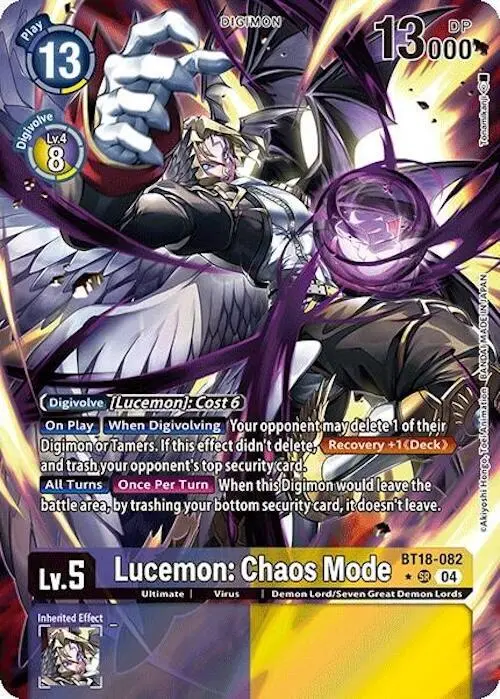 Lucemon: Chaos Mode (Alternate Art) card art