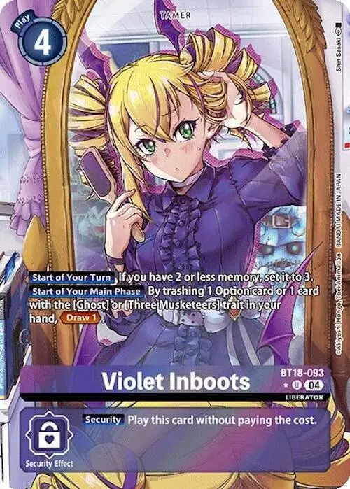 Violet Inboots - BT18-093 (Alternate Art) card art