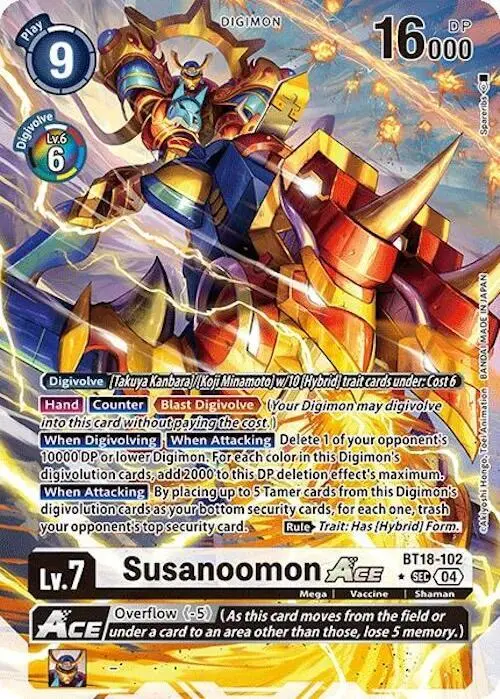 Susanoomon ACE (Alternate Art) card art