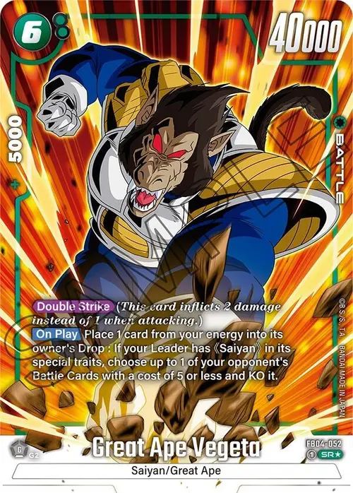 Great Ape Vegeta (Alternate Art) card art