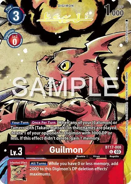 Guilmon (Signed) card art