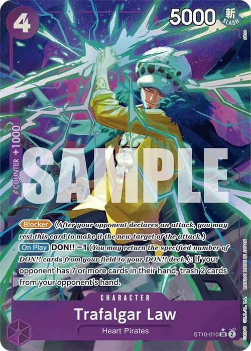 Trafalgar Law (ST10-010) (Alternate Art) card art