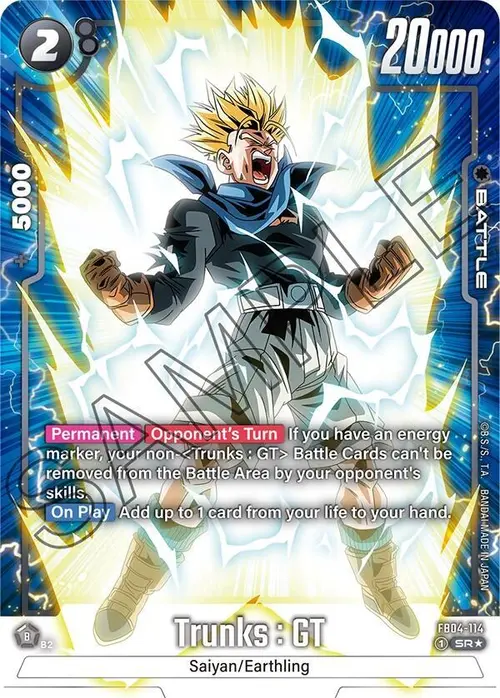 Trunks : GT- FB04-114 (Alternate Art) card art