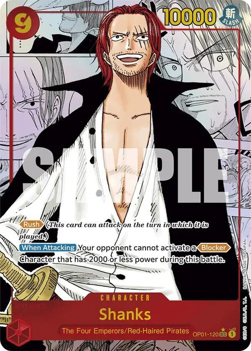 Shanks (Manga) card art
