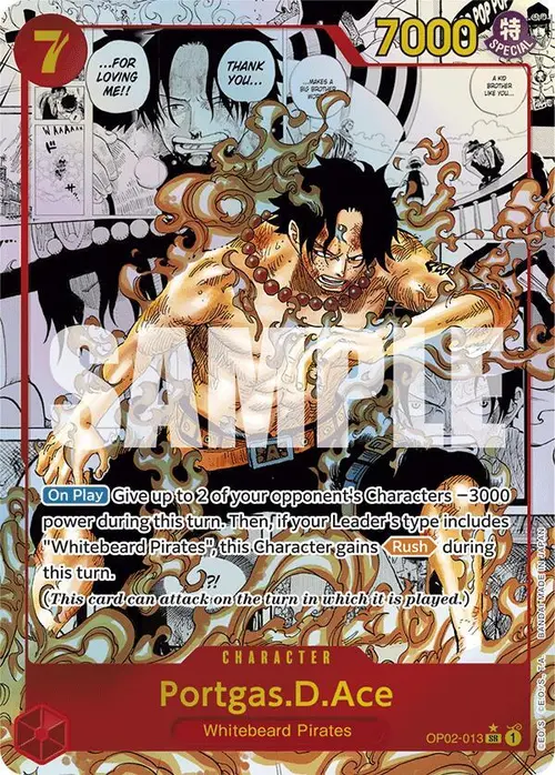 Portgas.D.Ace (Manga) card art