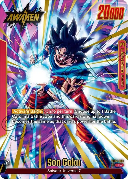 Son Goku (Alternate Art) card art