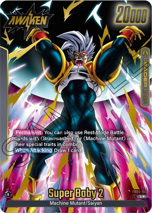Baby Vegeta // Super Baby 2 (Alternate Art) card art