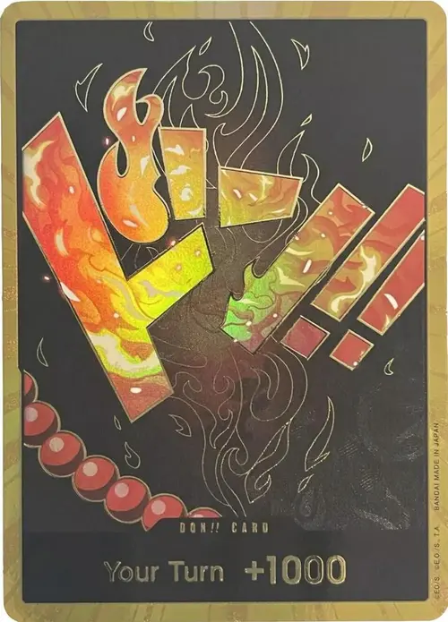 DON!! Card (Ace) (Gold) card art