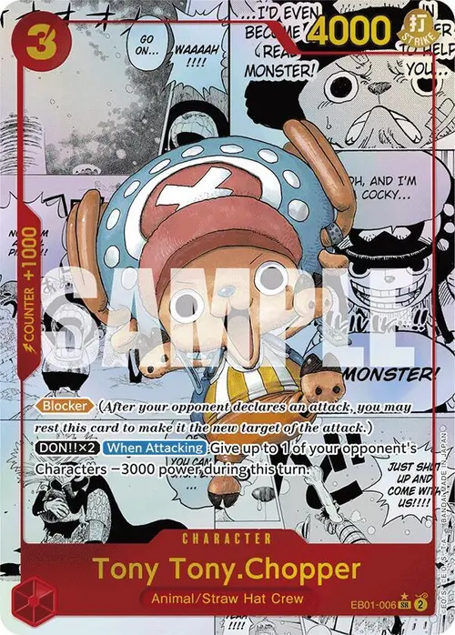 Tony Tony.Chopper (EB01-006) (Manga) card art