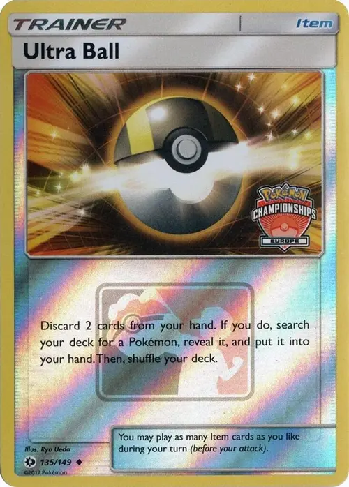 Ultra Ball - 135/149 (Europe Championships) card art