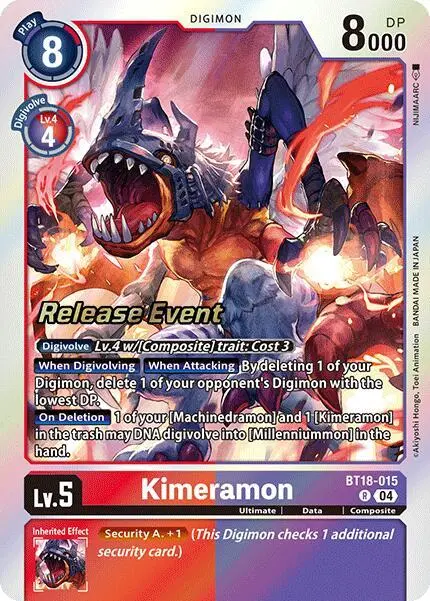 Kimeramon - BT18-015 card art