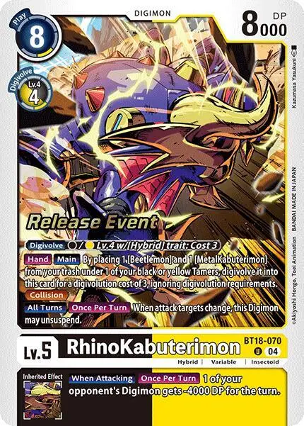 RhinoKabuterimon card art
