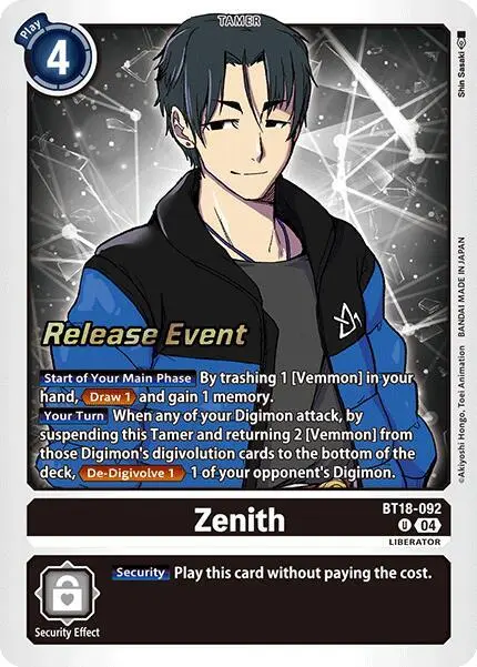 Zenith card art