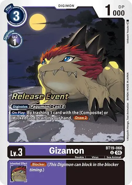Gizamon card art