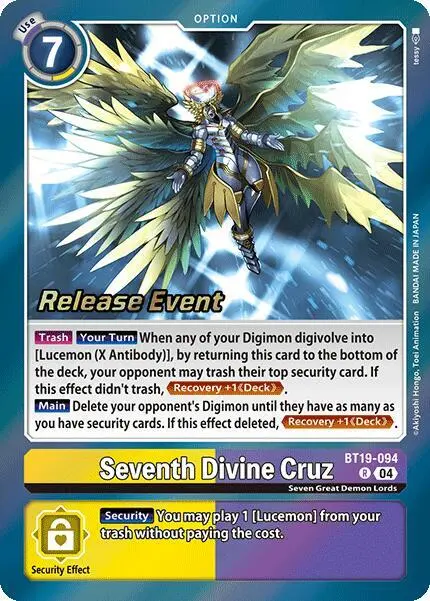 Seventh Divine Cruz card art