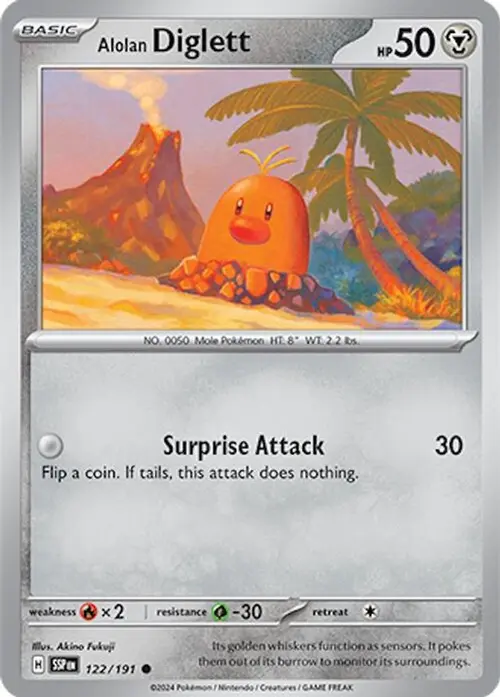 Alolan Diglett card art