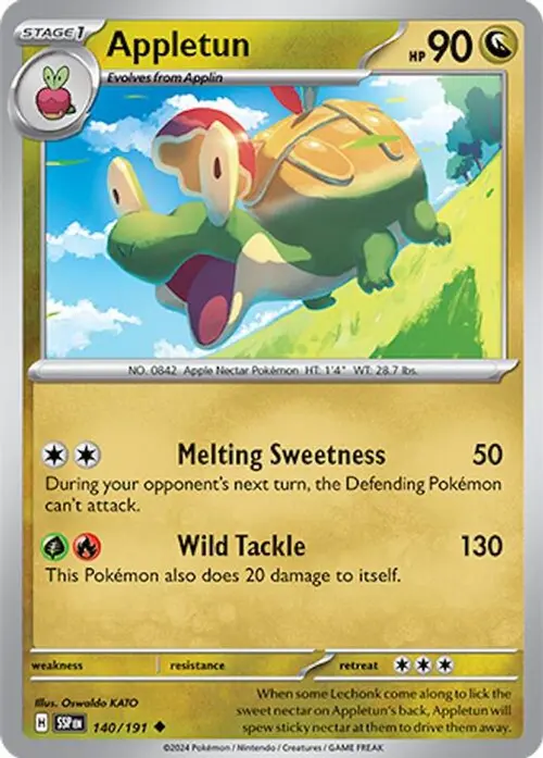 Appletun - 140/191 card art