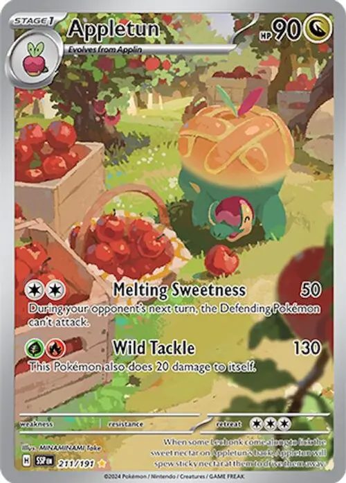 Appletun - 211/191 card art