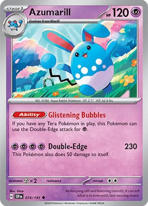 Azumarill card art