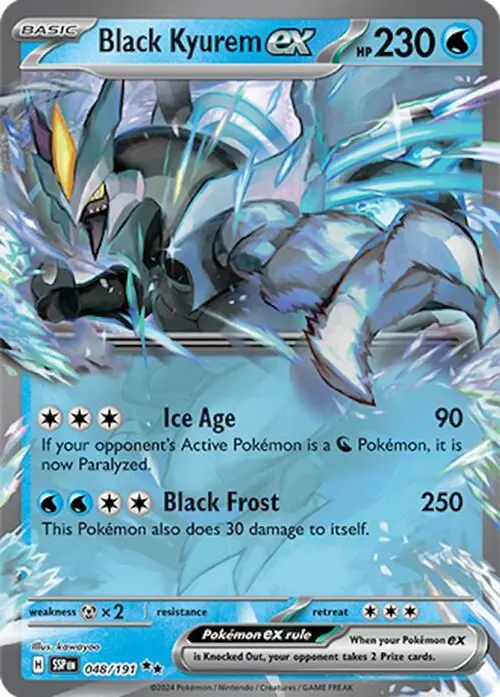 Black Kyurem ex - 048/191 card art